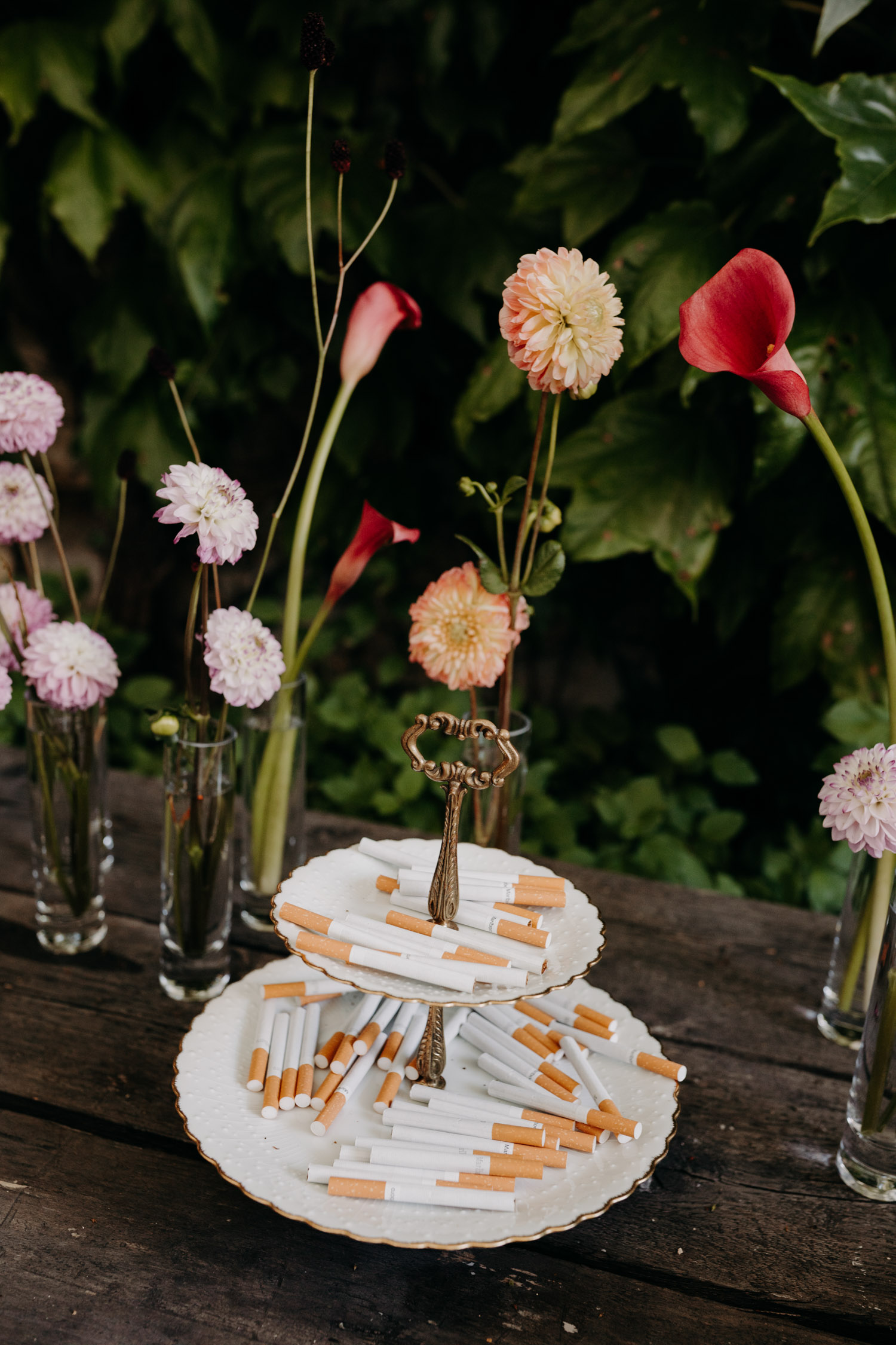 Photographe mariage Montpellier, les details de la decoration originale et élégante
